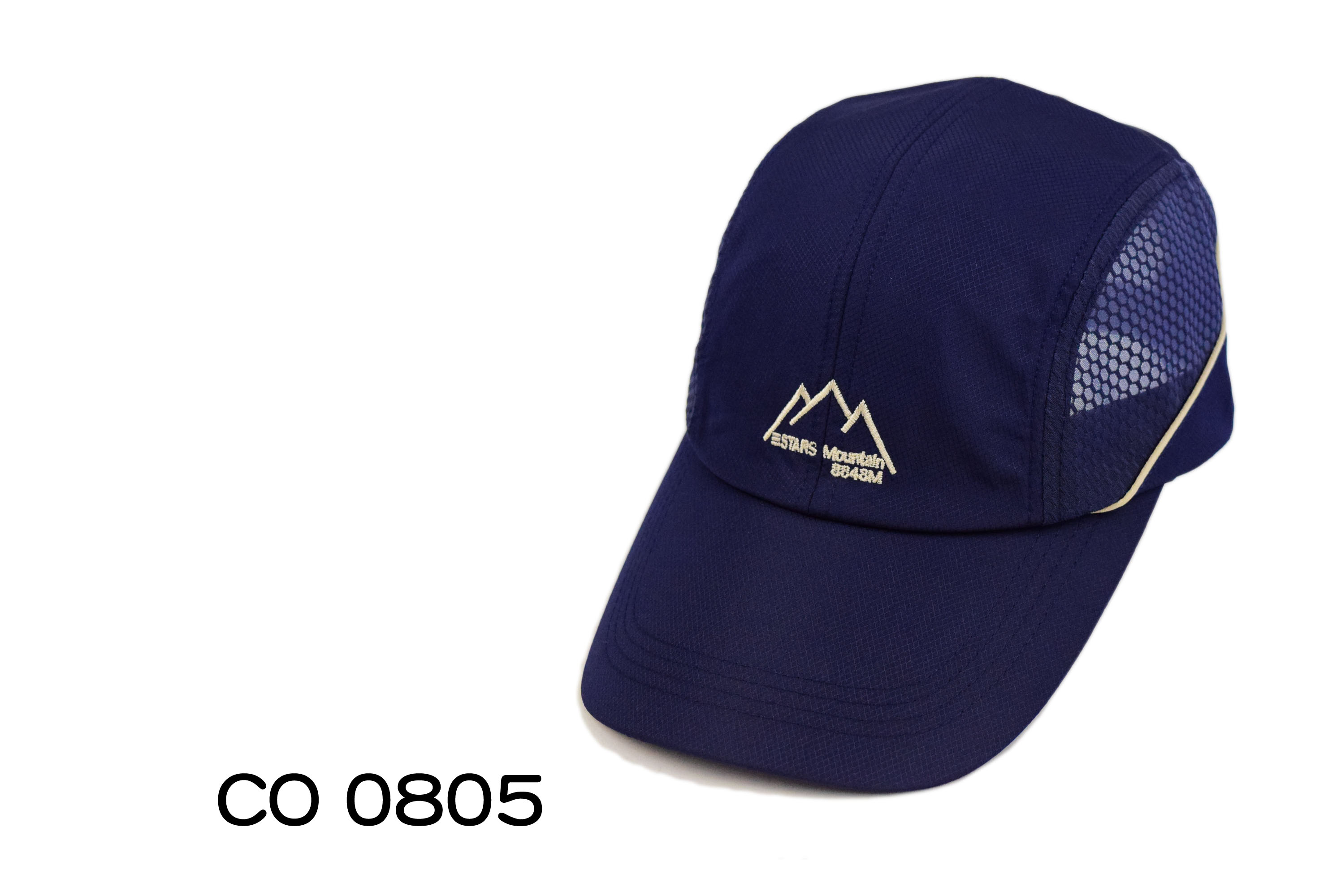 CO0805 抗UV聚酯纖維 雙色配球帽 三 STARS MOUNTAIN