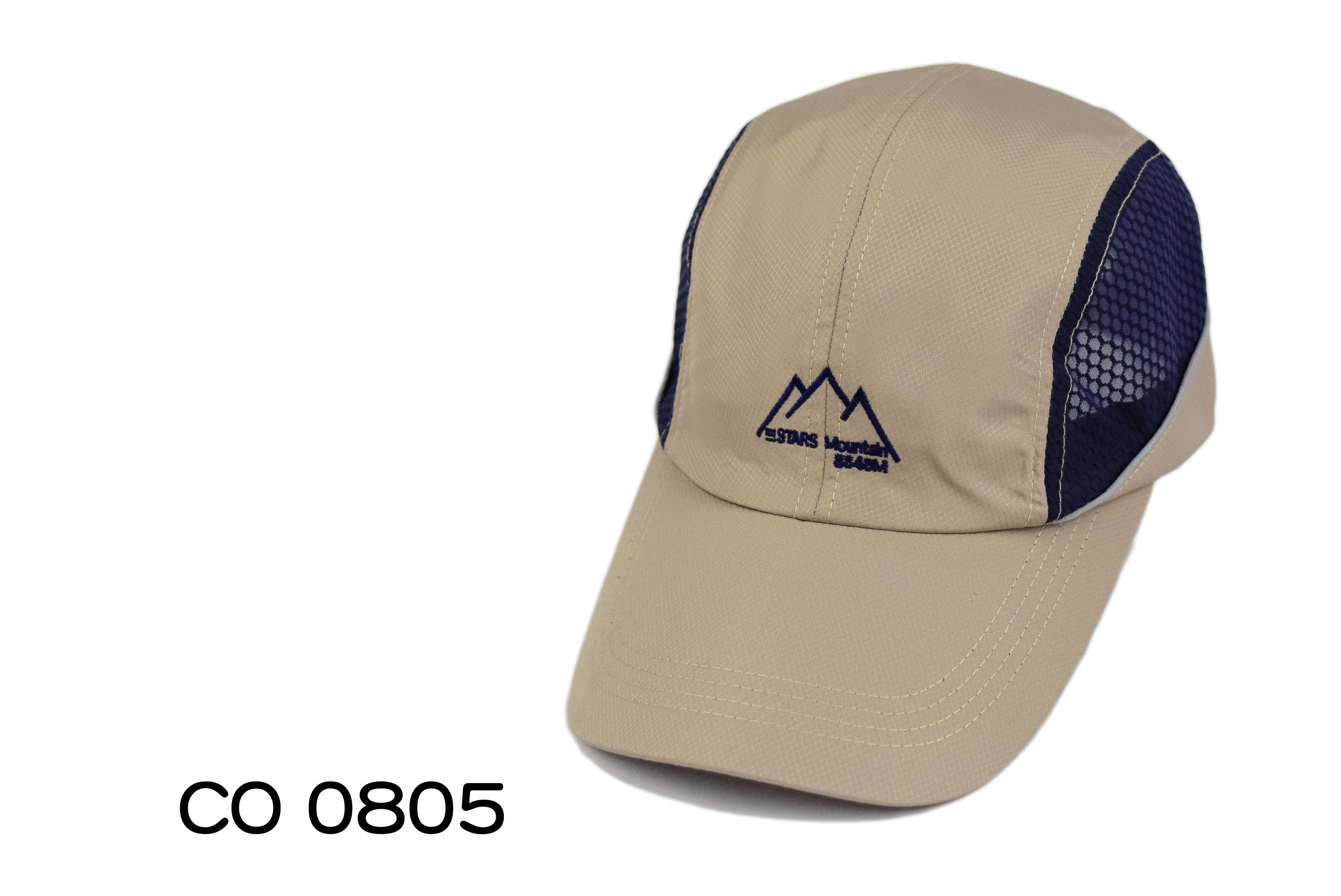 CO0805 抗UV聚酯纖維 雙色配球帽 三 STARS MOUNTAIN