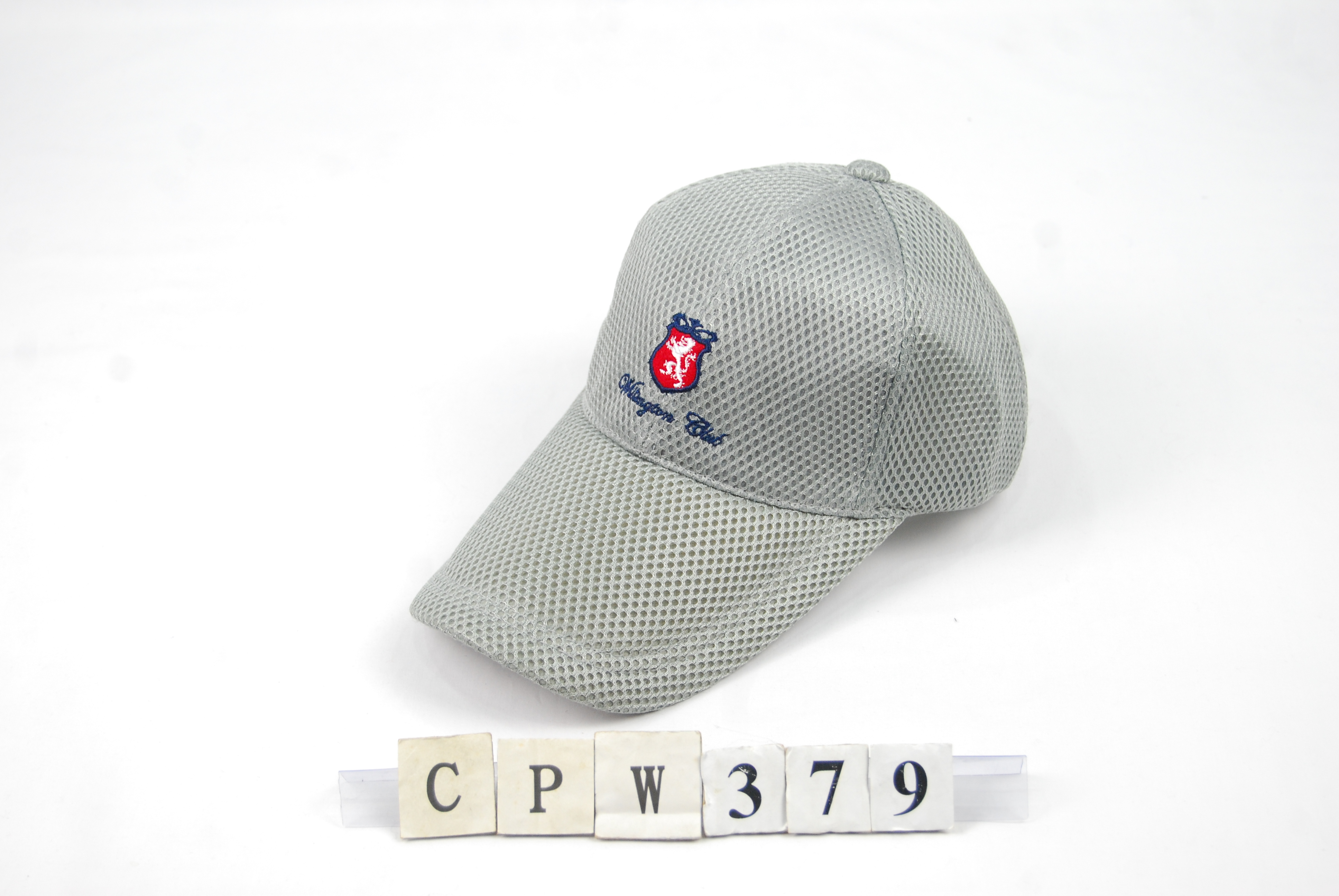 CPW379 素色網帽 3D獅子加英文字Willington Club 三星製帽