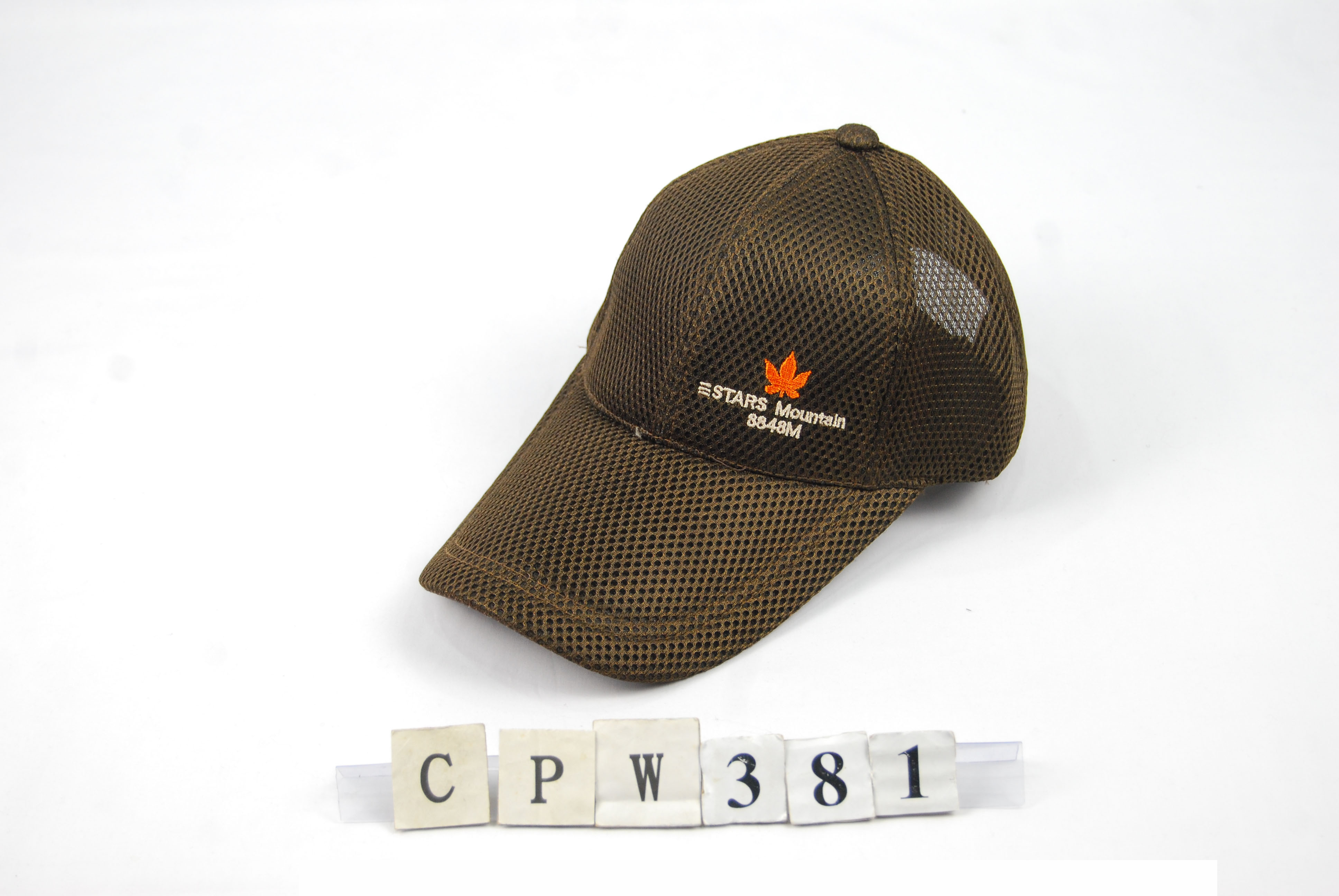 CPW381 素色網帽 側繡3D楓葉 三STARS MOUNTAIN 三星製帽