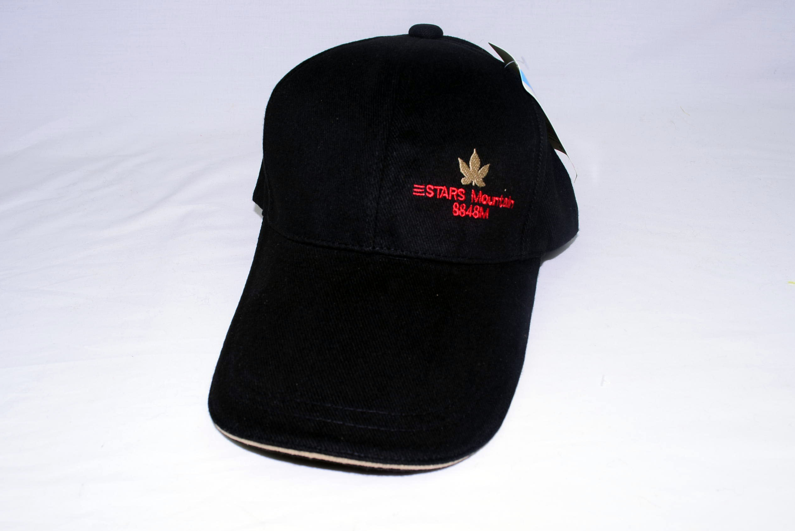 CPW383 素色棉質球帽 繡楓葉和三STARS MOUNTAIN 三星製帽